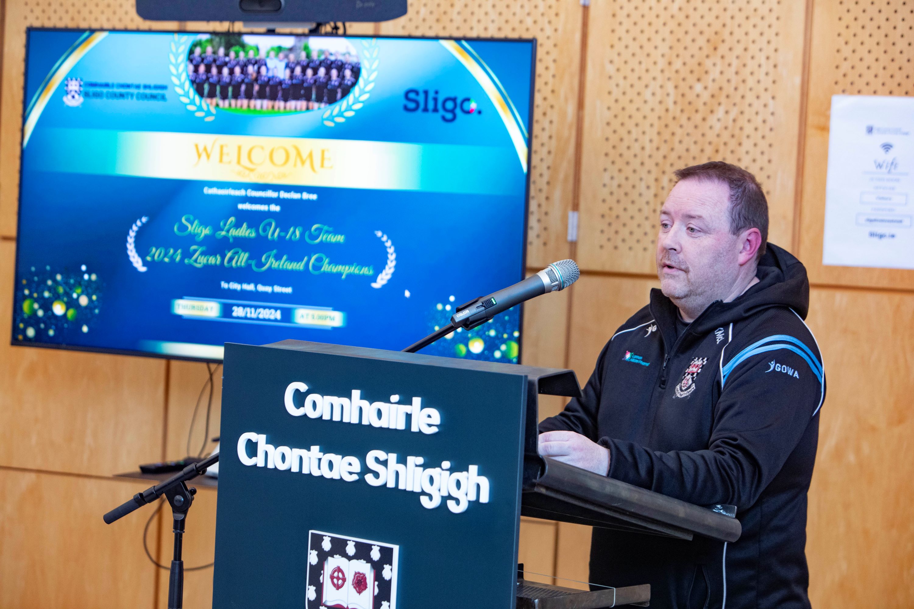 Civic Reception - Sligo Ladies - Keith McLoughlin 